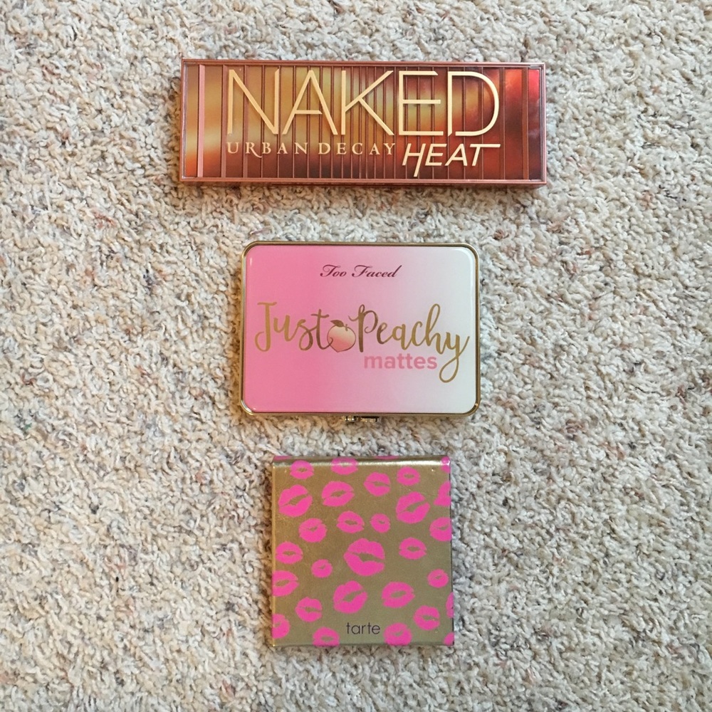 Urban Decay, Too Faced, tarte eyeshadows